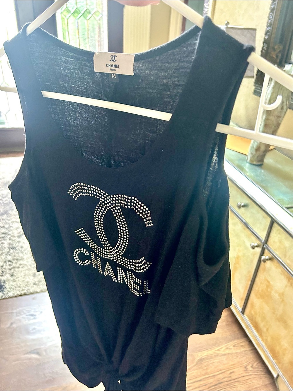 Women's Black Chanel Blouse Shirt
